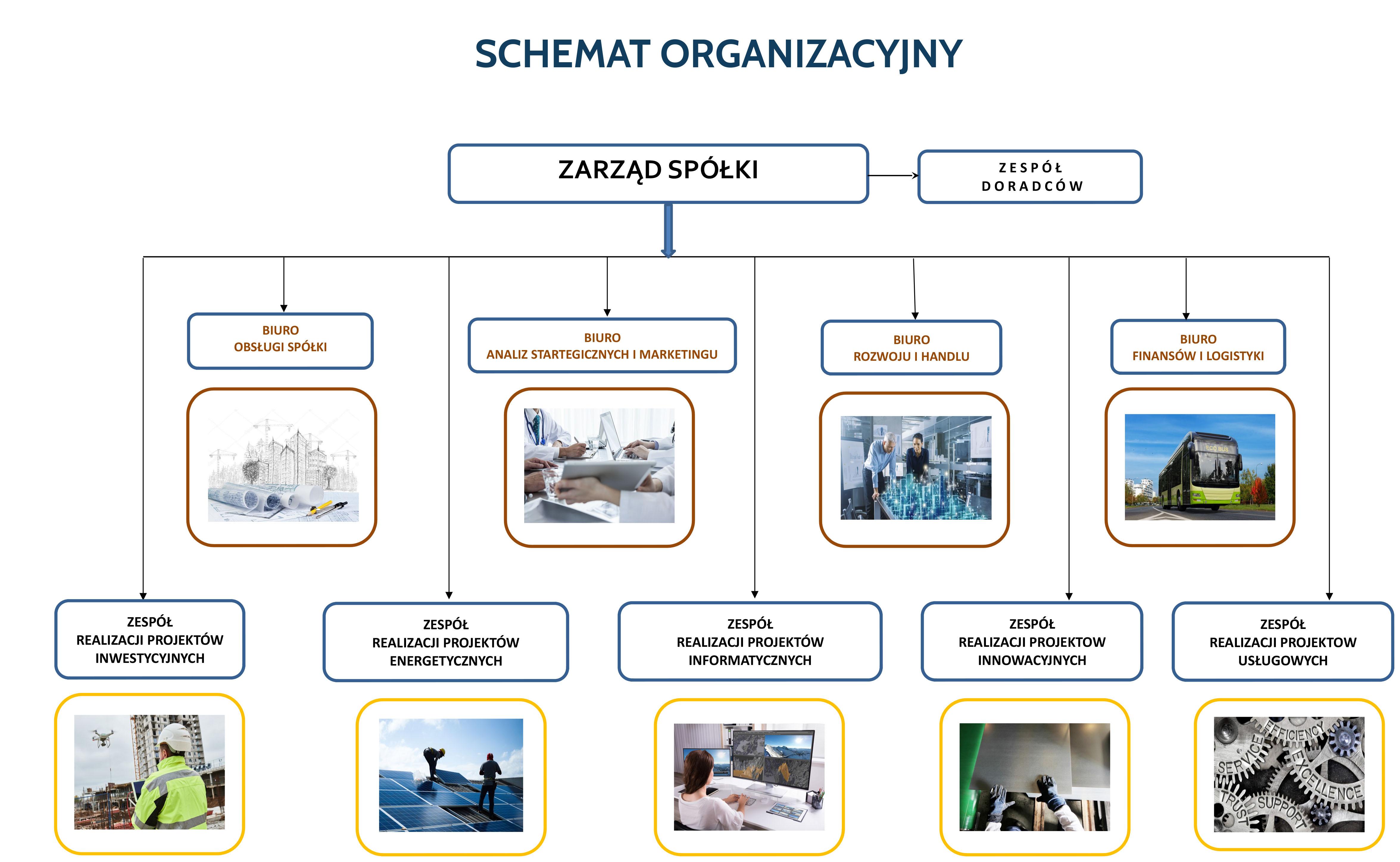 struktura organizacji schemat